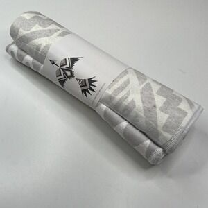 NWT Vagabond Goods Chevron Microfiber Bath Towel Tan